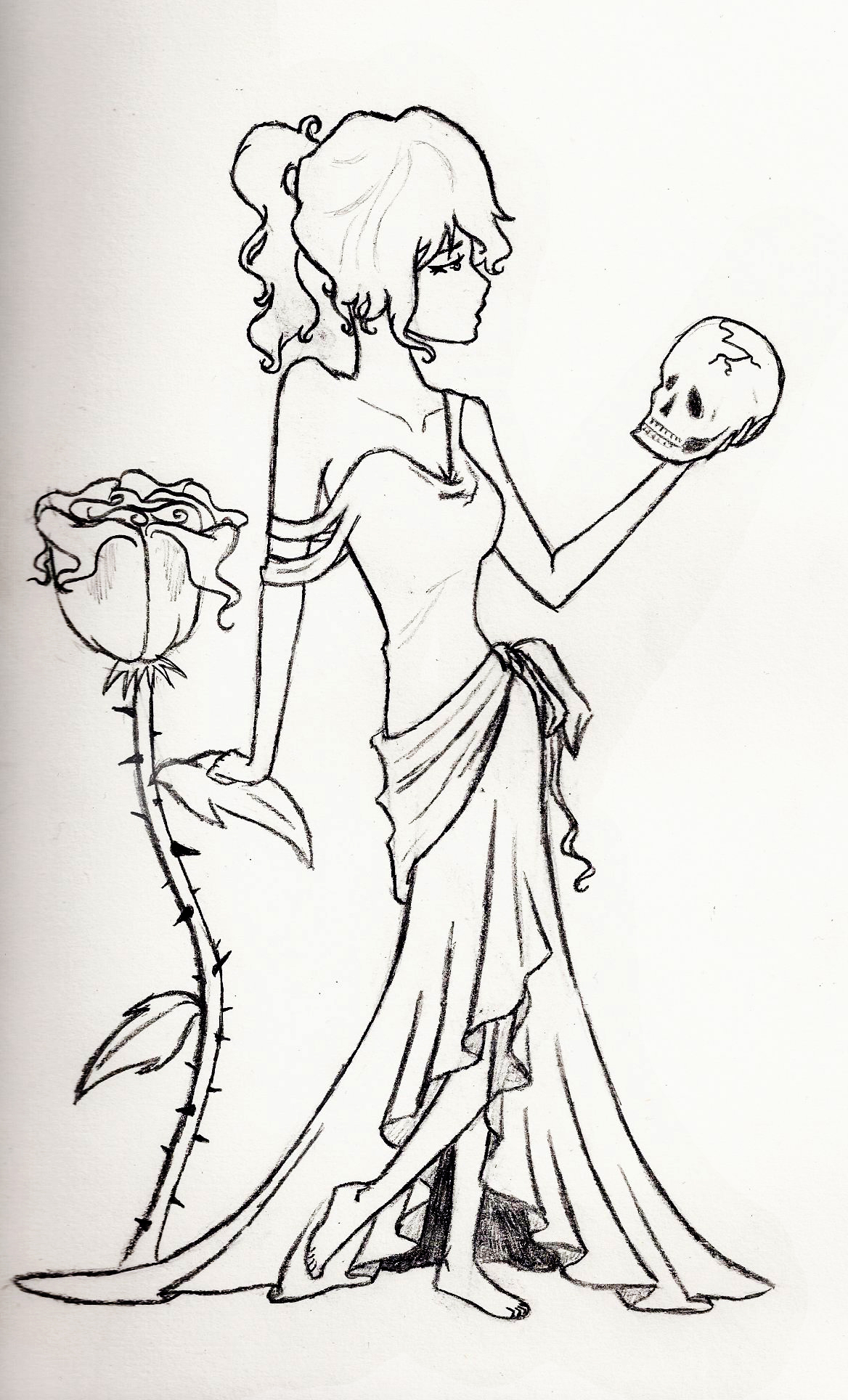 Persephone drawing