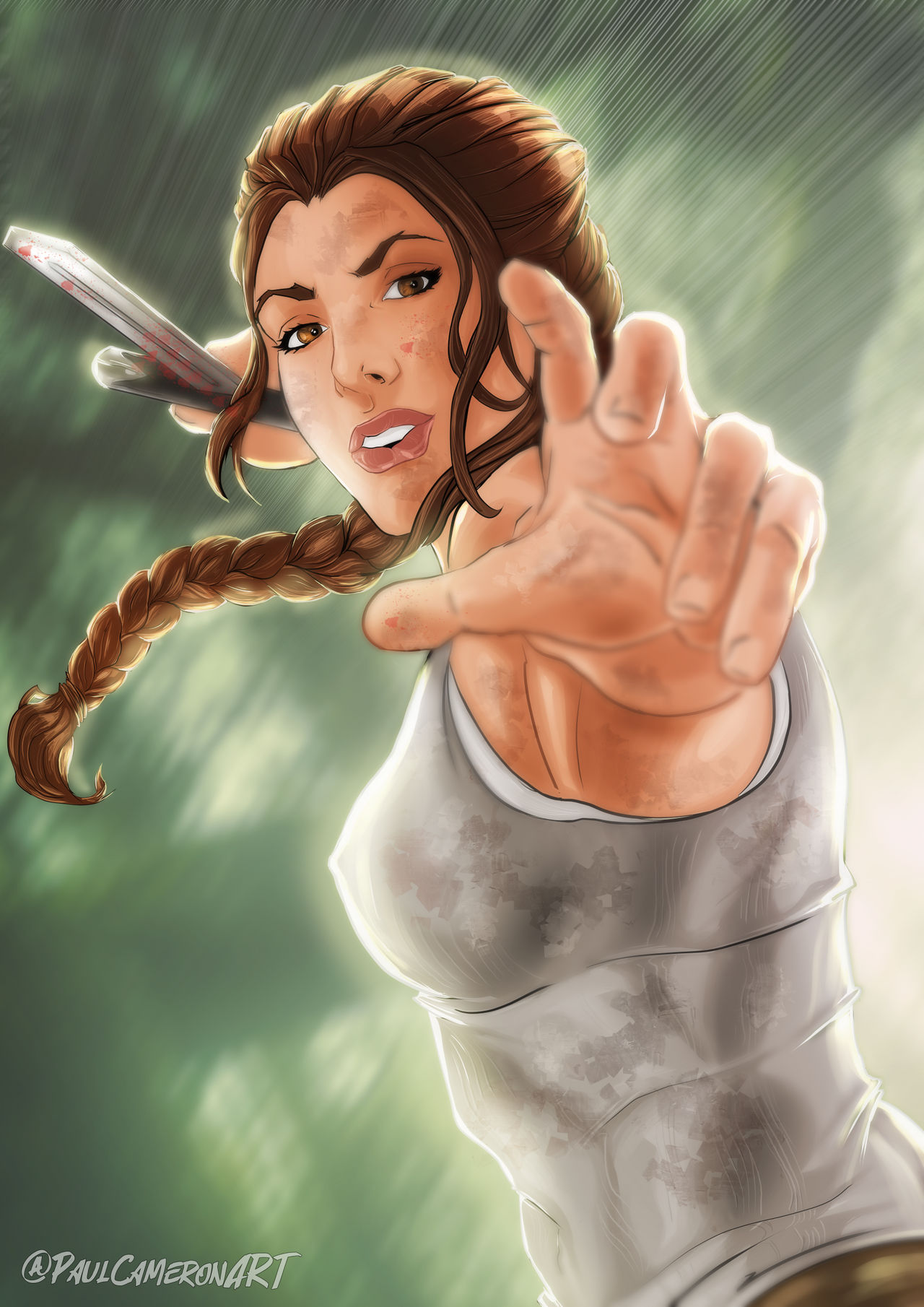 Lara Croft by PaulCameronART on DeviantArt