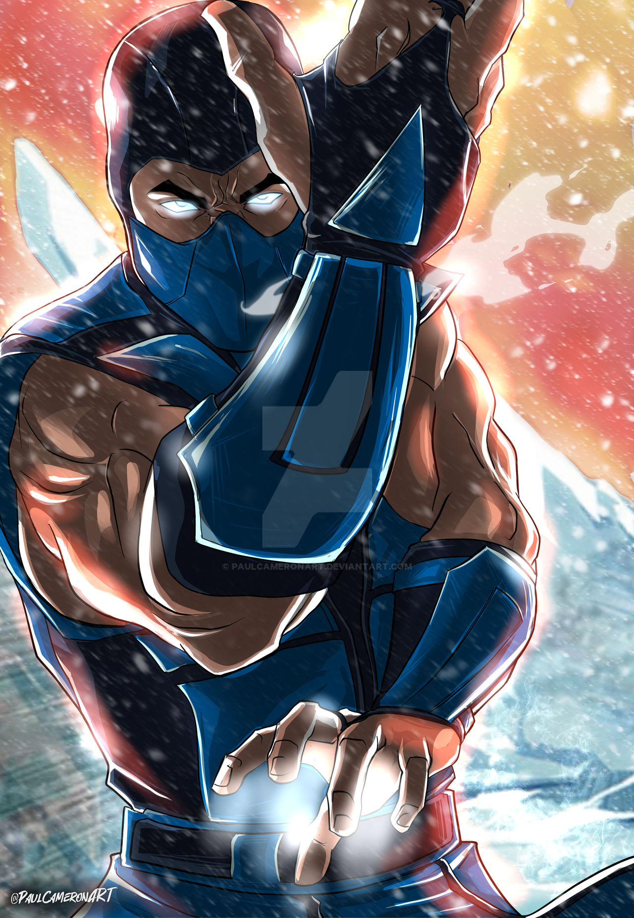 Sub-Zero by PaulCameronART on DeviantArt