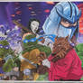 TMNT panoramic print