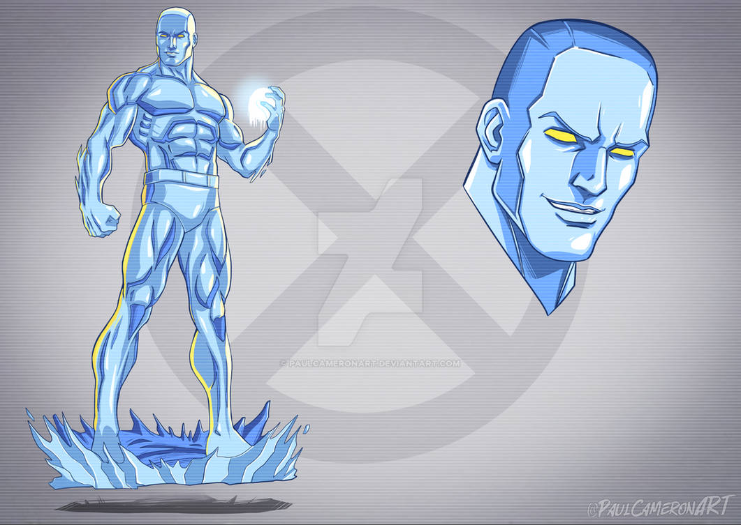 Iceman Character Iceman character sheet by PaulCameronART on DeviantArt