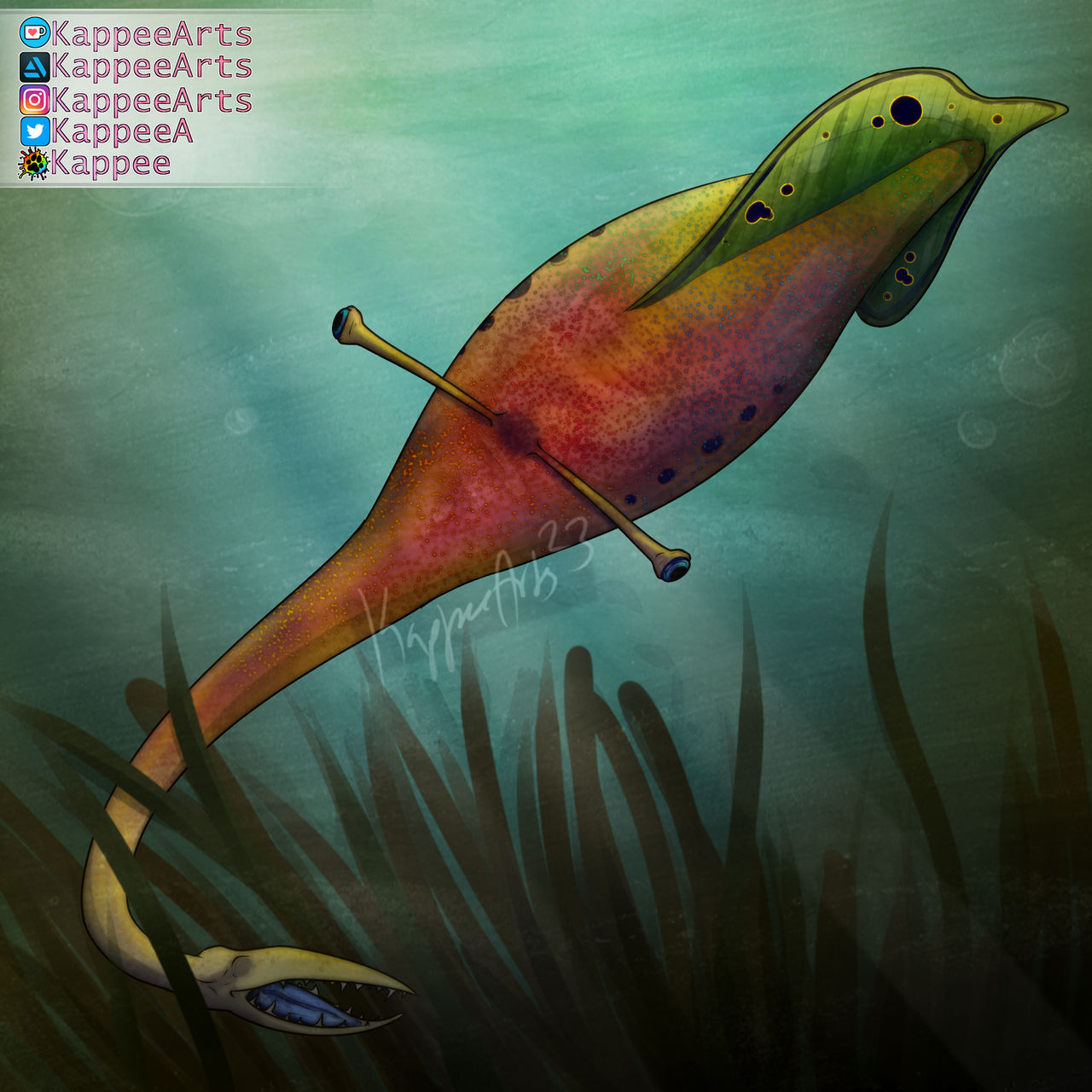 Tully Ratten PaleoArt - Tully Monster by KappeeArts on DeviantArt
