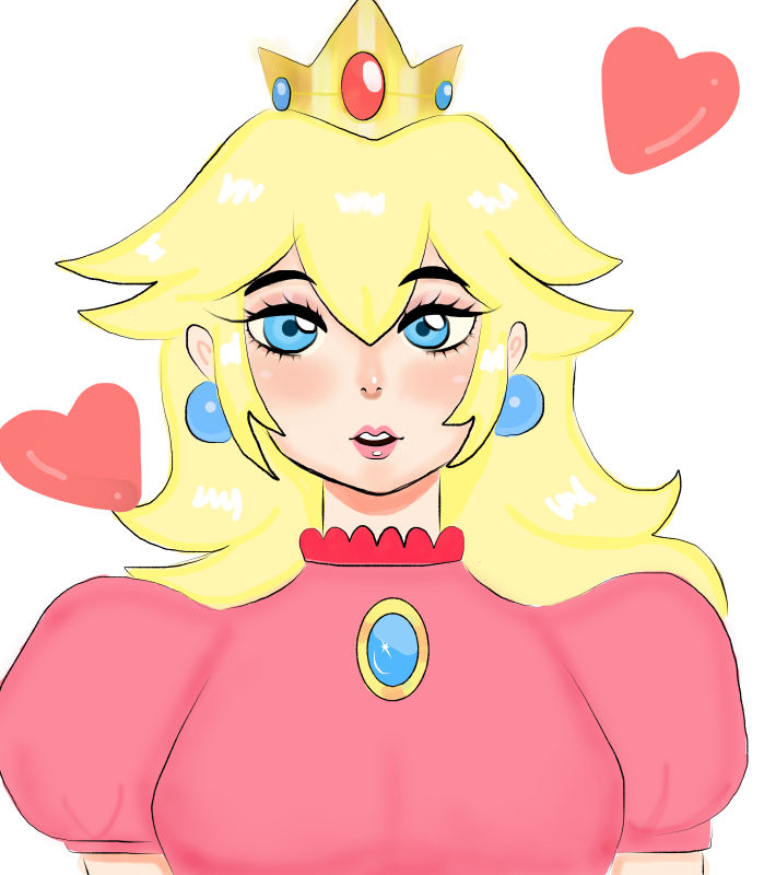 Princess Peach fanart by ositodulce234 on DeviantArt