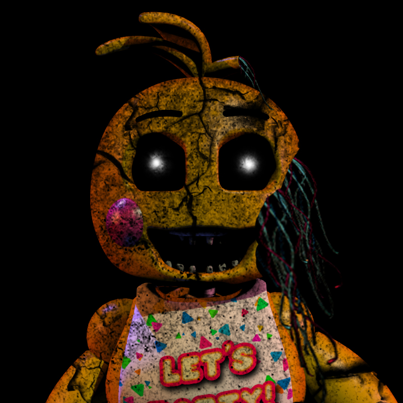 five nights at freddy s shattered toy chica by.