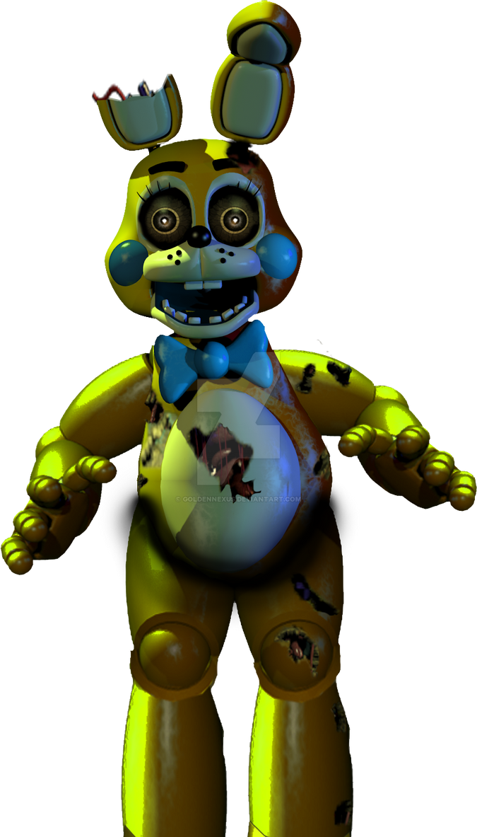 FNAF - Toy Springtrap by GoldenNexus on DeviantArt