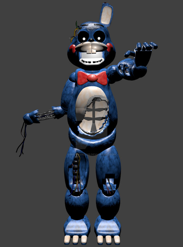 FNAF - Withered Toy Bonnie Model