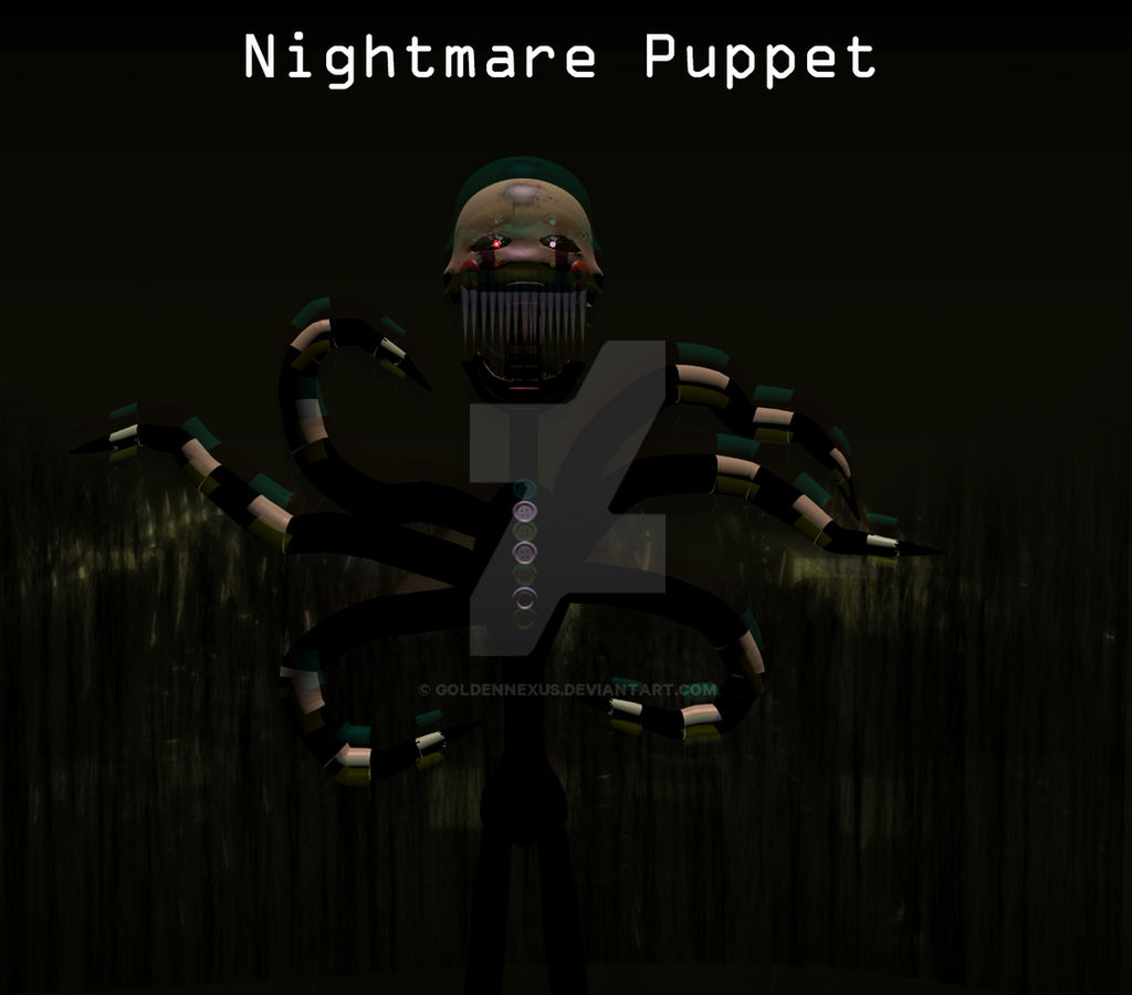 Fnaf4: N-Fredbear, Nightmare, N-Puppet by WellerInkson on DeviantArt