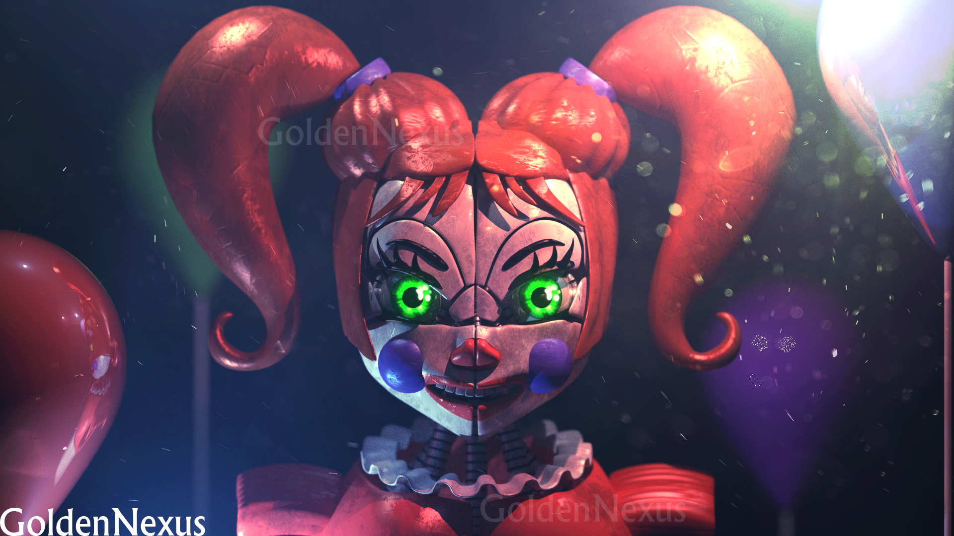 Stylized Circus Baby Third Update By GoldenNexus On DeviantArt stylized-circus-baby-third-update-by-goldennexus-on-deviantart