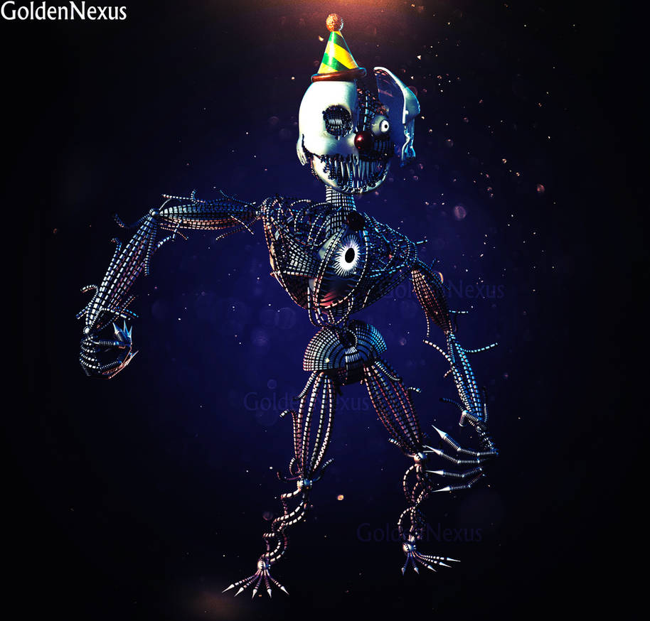 Nightmare Ennard Full Body. by GoldenNexus on DeviantArt