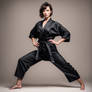 Karate woman