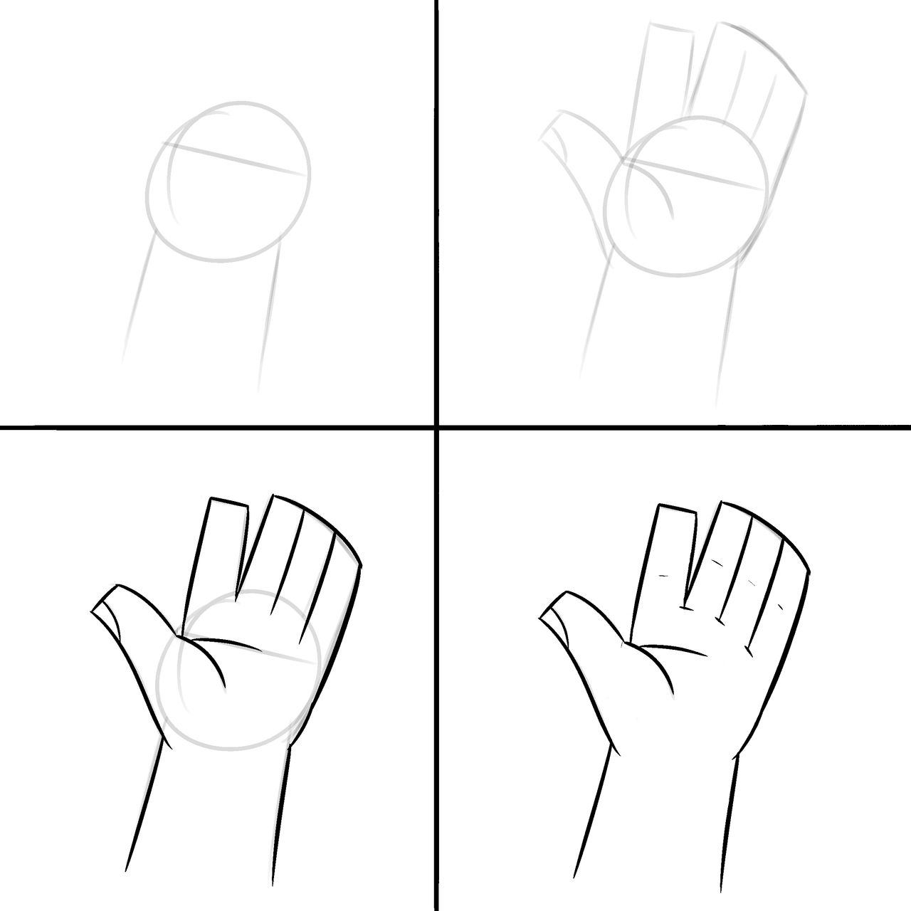 Basic hand tutorial by qlikestodraw on DeviantArt