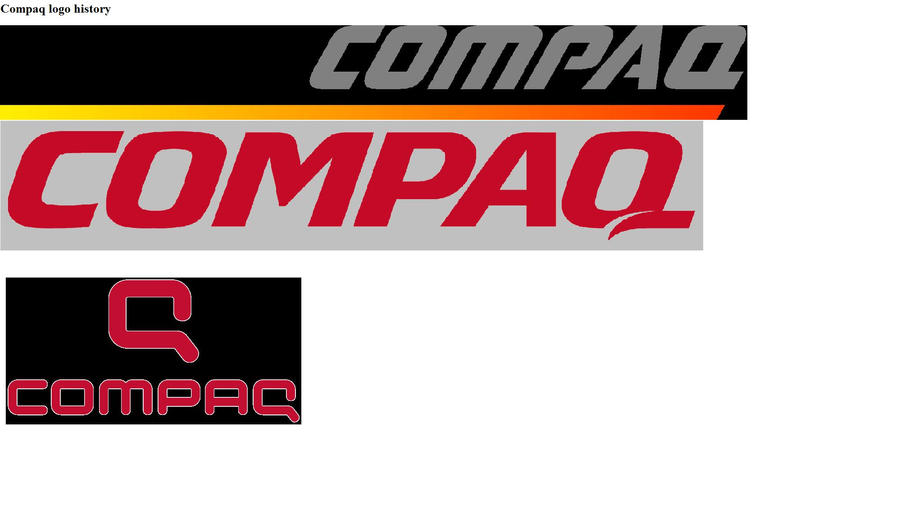 compaq logo history by pepsi9072 on DeviantArt