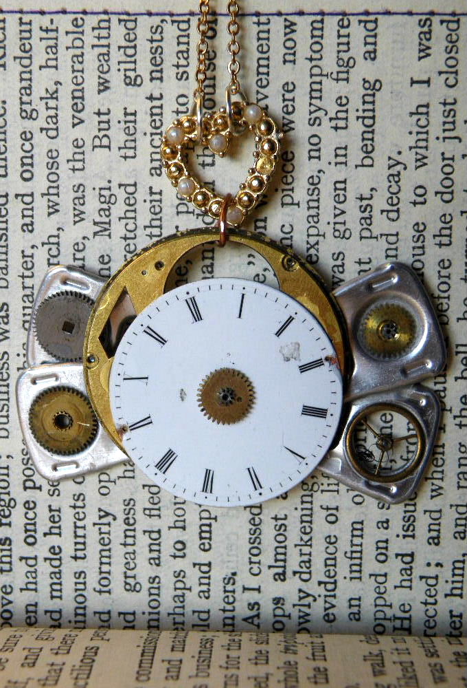 Broken Clock Pendant