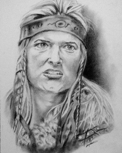 Cyane, queen of the amazons. From Xena WP by Lemner on DeviantArt