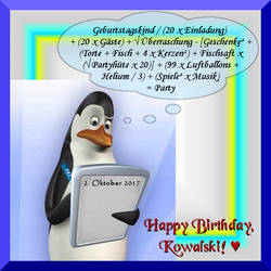 Happy Birthday, Kowalski!