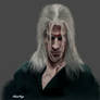 Geralt de Rivia painting