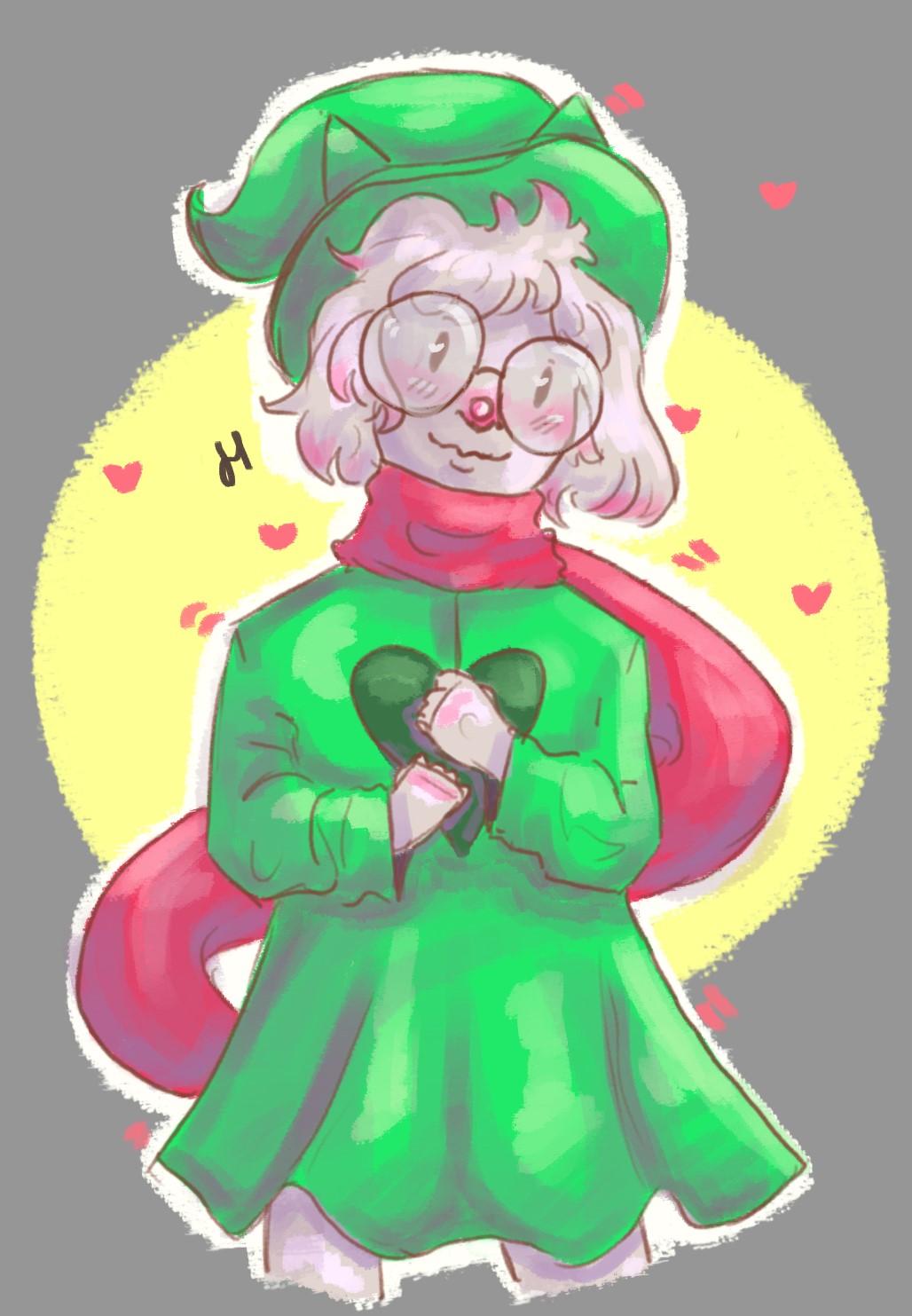 Ralsei (Deltarune fanart) by Wenbinnie on DeviantArt