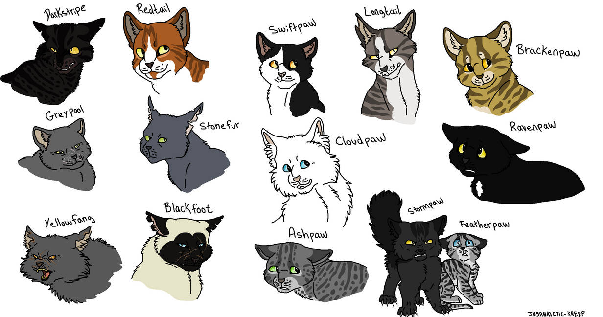 Warrior Cats - The first arc character compilation
