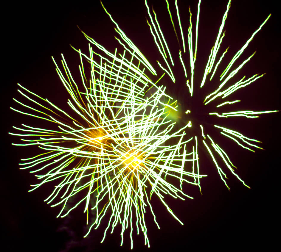 Yellow Fireworks by IHolyDiverI on DeviantArt