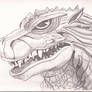 Godzilla 2000 Pencil Sketch