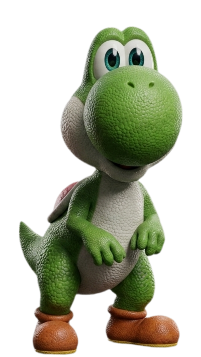 Yoshi R Front View Yoshi movie render #1 by hfksosorur on DeviantArt