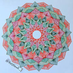 Red-Green mandala