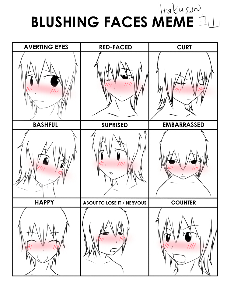 Anime faces vs meme faces - BreakBrunch