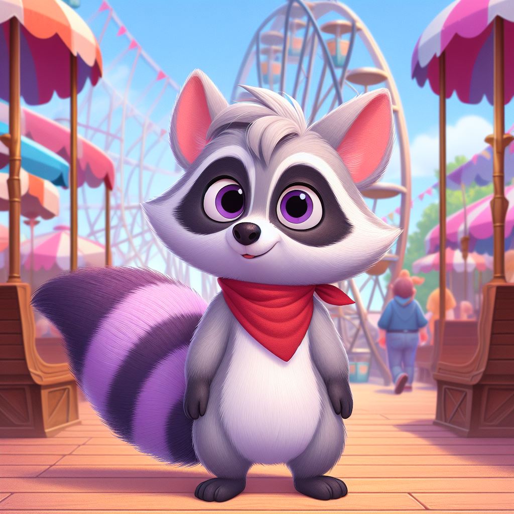 Rambley The Raccoon in Indigo Park by 23hf on DeviantArt