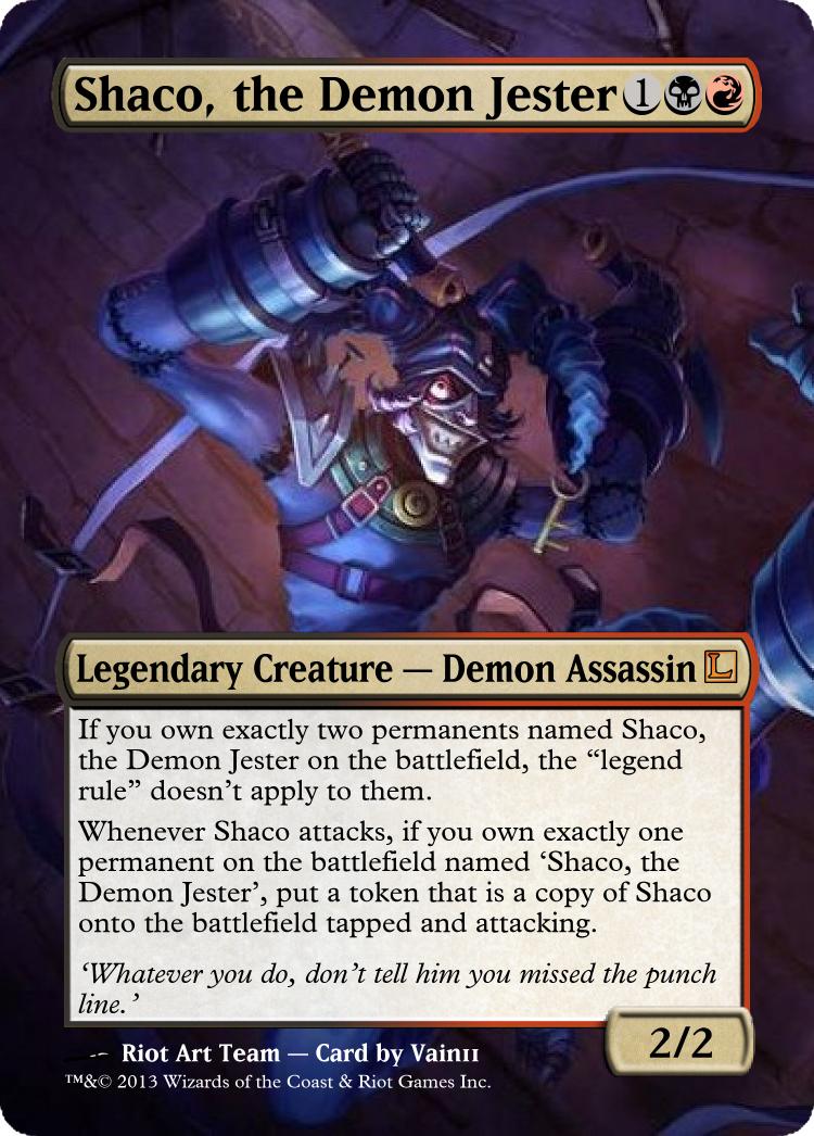 Shaco the Demon Jester.1 by vain11 on DeviantArt