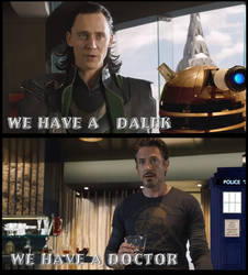 Asylum of the Daleks avengers style