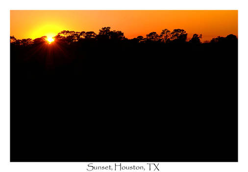 Sunset, Houston, TX