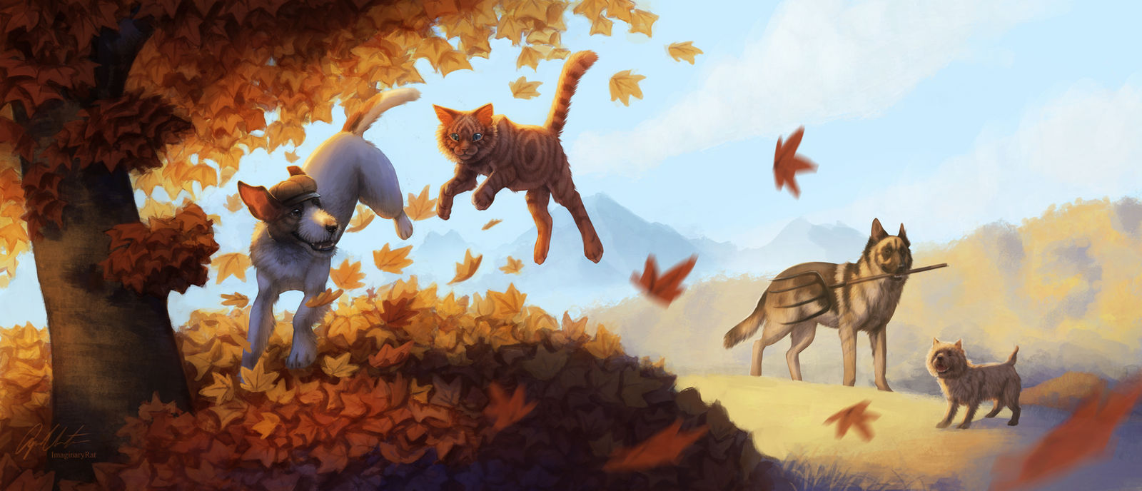 Deviantart Fall Autumn by ImaginaryRat on DeviantArt