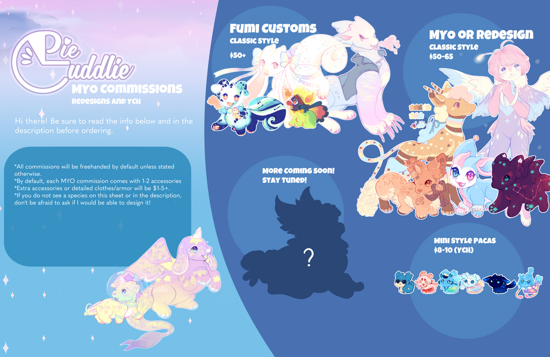 .:MYO/Redesign/YCH Commissions Guide:.