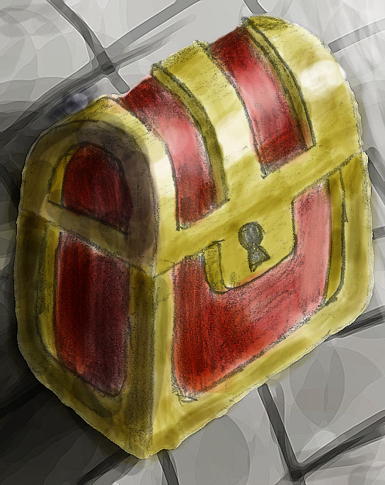 Link to the Past Chest (My first digital painting)