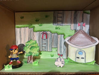 Saturn Valley Diorama (Amiibo Home)