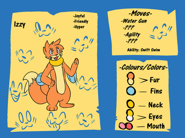 Izzy Bushell Izzy The Buizel Refrence by Zander-The-Artist on DeviantArt