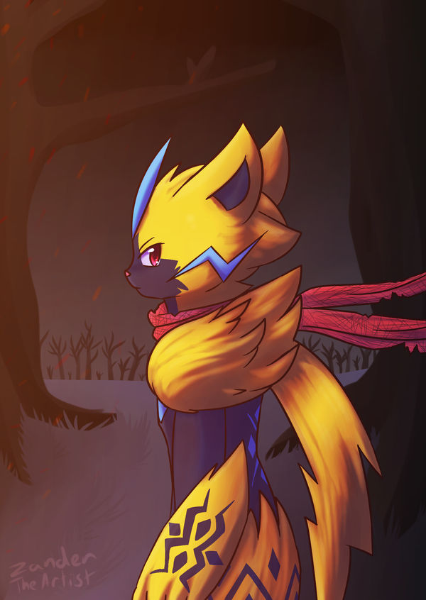 ??? the Zeraora by Zander-The-Artist