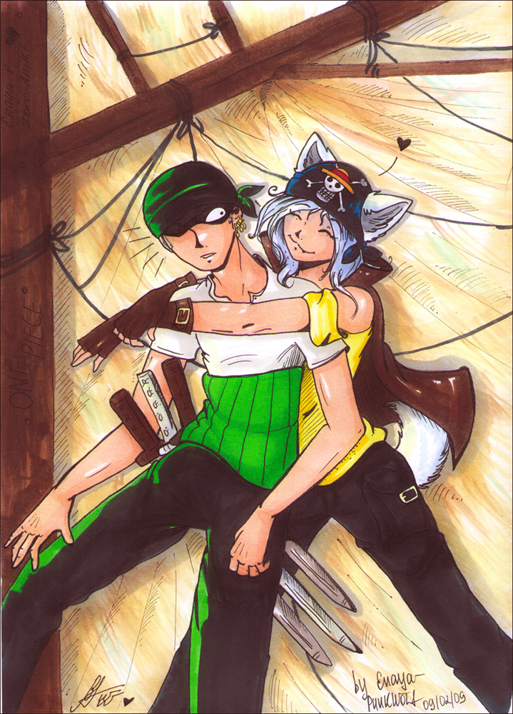 Ani and Zoro by AnimePhan96 on DeviantArt
