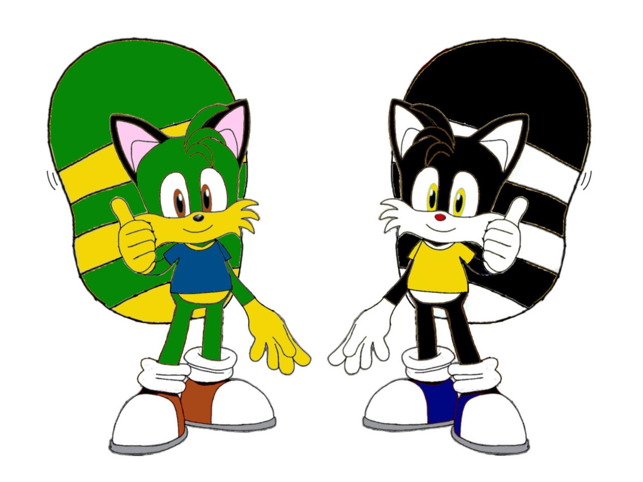Tanooki Sid and Tanooki Raymond by NHWood on DeviantArt