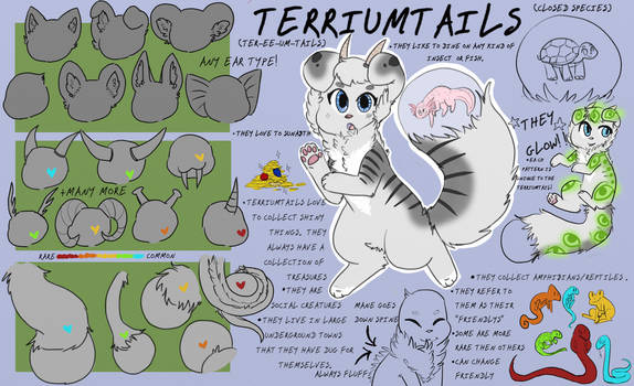 Terriumtails (closed species sheet)