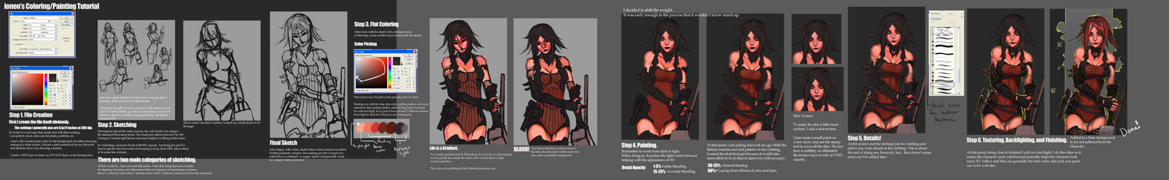 Photoshop Painting Tutorial by ionen