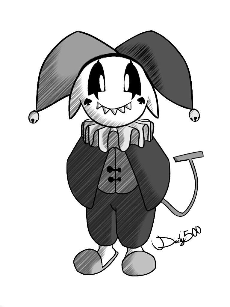 Deltarune__JEVIL__by__Daily500 by Adrianiita on DeviantArt