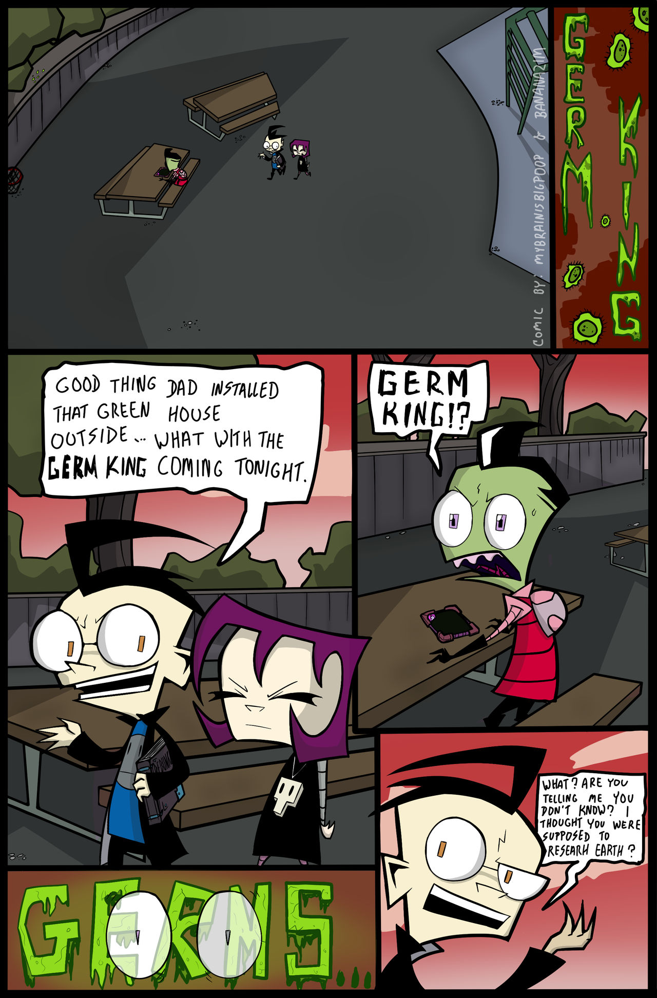 Germ King Page 1 by mybrainisbigpoop on DeviantArt