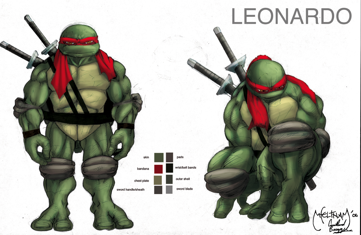 TMNT character study-Leo