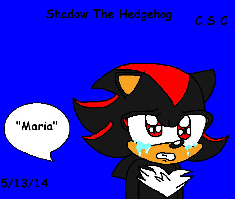 Sad Shadow The Hedgehog by ClassicSonicChick on DeviantArt