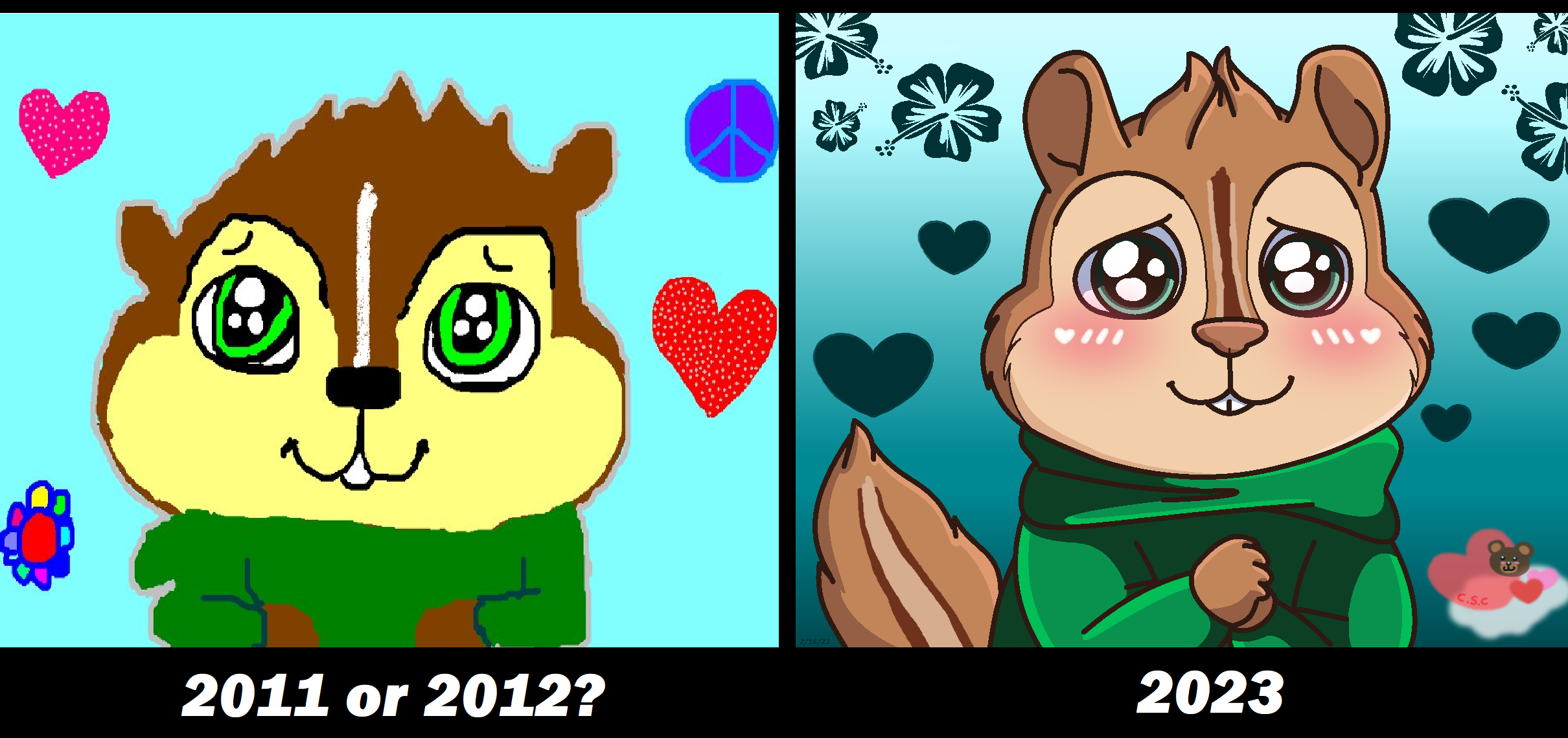 Draw Theodore Deviantart Theodore Redraw Comparsion by ClassicSonicChick on DeviantArt