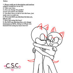 Loving Couple Sonic Couple Base