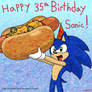 Happy 35th Birthday Sonic The Hedgehog