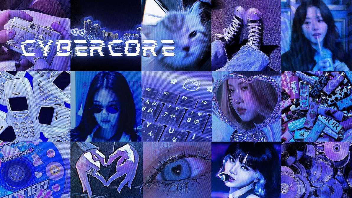 Cybercore Aesthetic Desktop Wallpaper by franzhere on DeviantArt