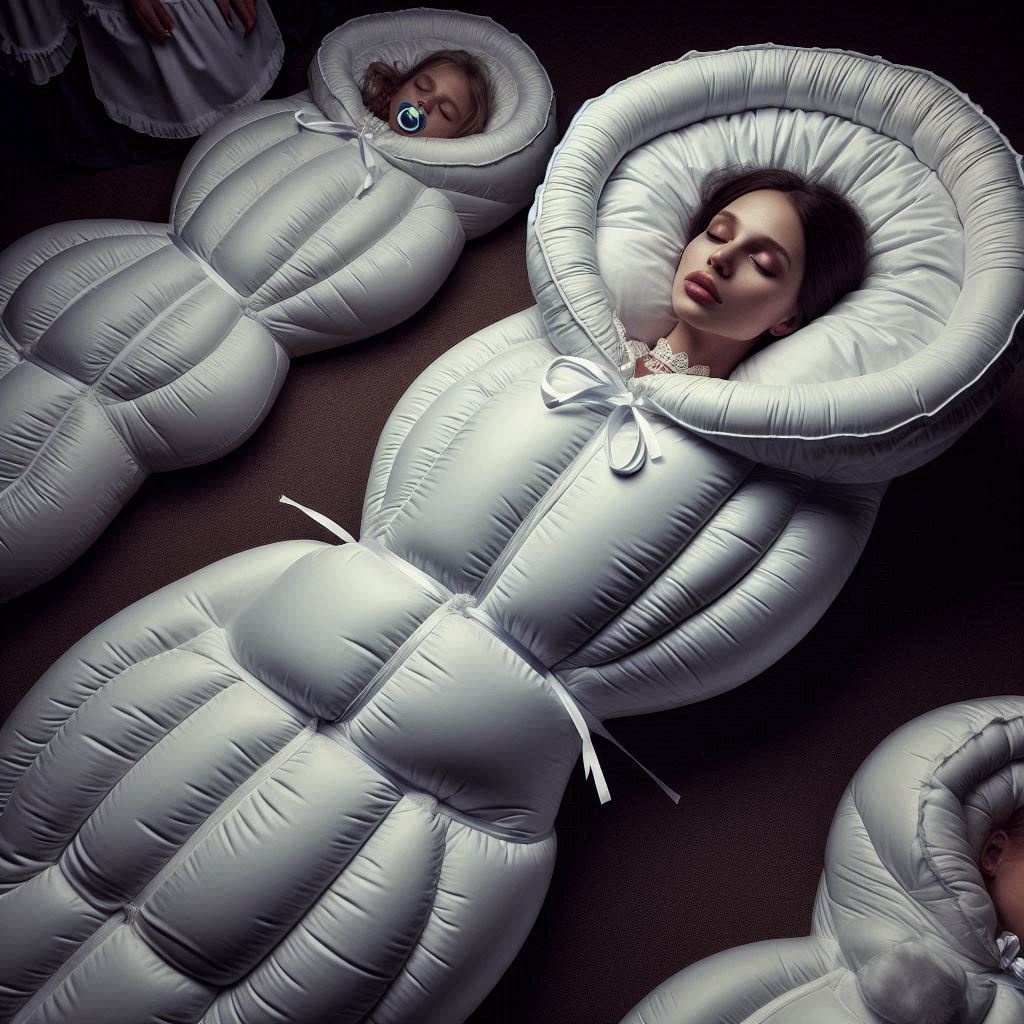 Inflatable Sleepsack Deviantart Space tight sleep sack by AmyBlank on DeviantArt